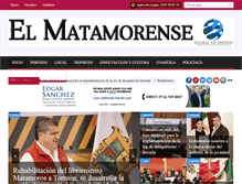 Tablet Screenshot of elmatamorense.com